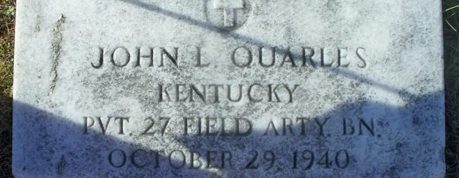 John L. Quarles 1922-1940